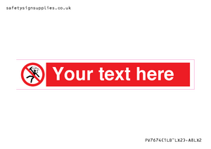 Custom prohibition Not for people in the state of intoxication